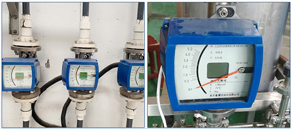氧气转子流量计现场安装使用图
